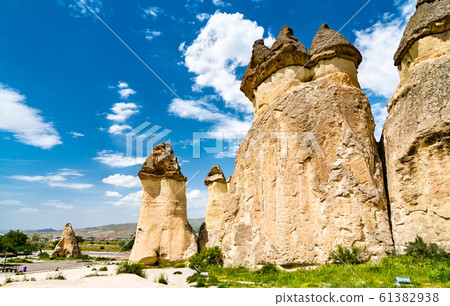 Fairy Chimney rock formations in Cappadocia, 61382938