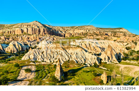 Rock formations of Rose Valley at Goreme National 61382994