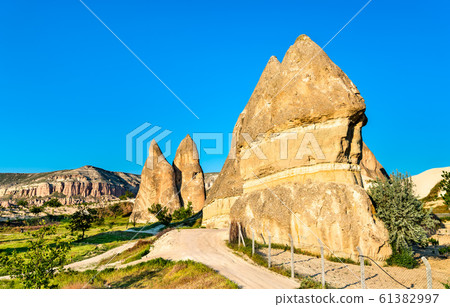 Rock formations in Goreme - Cappadocia, Turkey Rock formations in Goreme - Cappadocia, Turkey 61382997