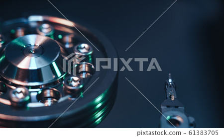 Close up Beautiful red trends bird feather Close up Beautiful red trends bird feather 61383705