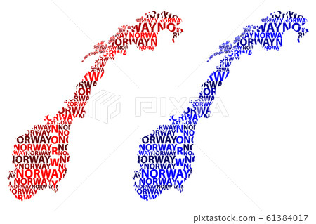 Map of Norway - vector illustration Map of Norway - vector illustration 61384017
