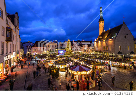 Estonia Tallinn Christmas Market 61384158
