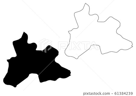 Centre Region map vector.... Centre Region map vector.... 61384239