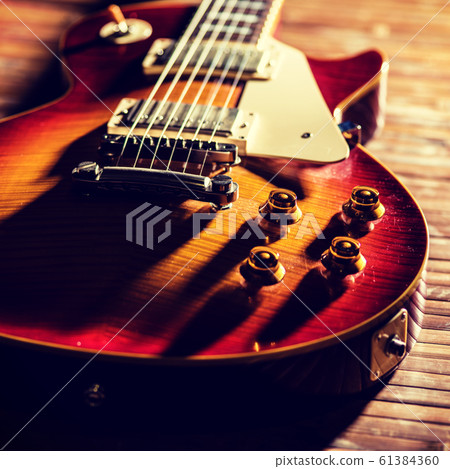 Old Vintage electric guitar body 61384360