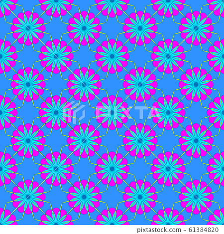 Abstract seamless pattern on the blue background - Stock Illustration ...