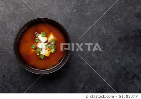 Miso soup traditional japanese soup Miso soup traditional japanese soup 61385377