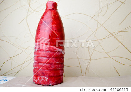 Frozen ground strawberries. Frozen berries 61386315