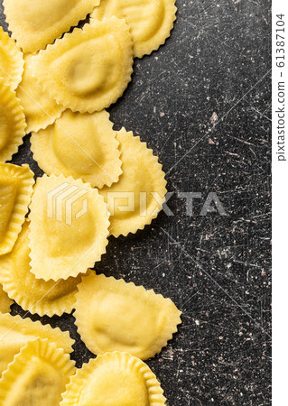 Italian stuffed pasta. Panzerotti pasta 61387104