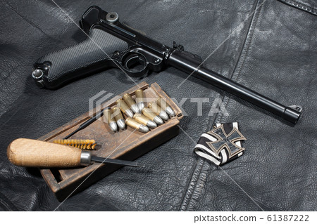 World War I period german army handgun Parabellum World War I period german army handgun Parabellum 61387222