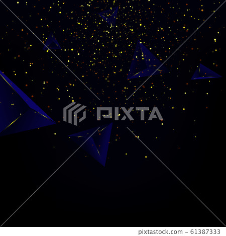Gold glitter texture on a black background. Holiday background. Golden explosion of confetti. Golden grainy abstract texture on a black background. Gold glitter texture on a black background. Holiday background. Golden explosion of confetti. Golden grainy abstract texture on a black background. 61387333