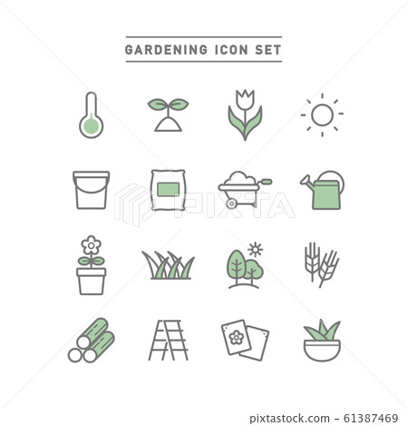 gardening, icon, icons 61387469