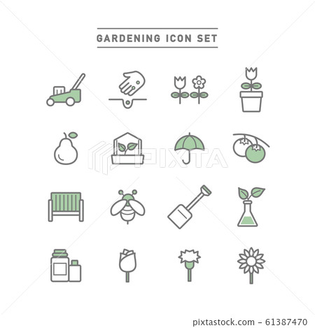 gardening, icon, icons 61387470