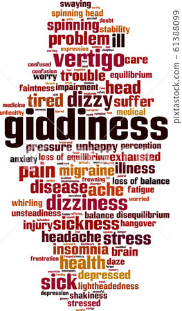 Giddiness word cloud Giddiness word cloud 61388099