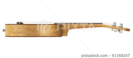 Wooden ukulele Side view 3D Wooden ukulele Side view 3D 61388207