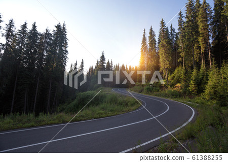 beautiful mountain road 61388255