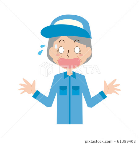 工人,工人,驚喜,驚訝,驚訝,老人 工人,工人,驚喜,驚訝,驚訝,老人 61389408