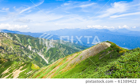 Goryudake mountain climbing in autumn (viewing the Myoko area from Mt. 61389422