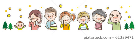 花粉症的人 61389471