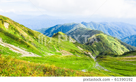 Goryu-dake mountain climbing in autumn Goryu-dake mountain climbing in autumn 61390192