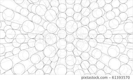 Abstract background of cylinders outline. Vector Abstract background of cylinders outline. Vector 61393570