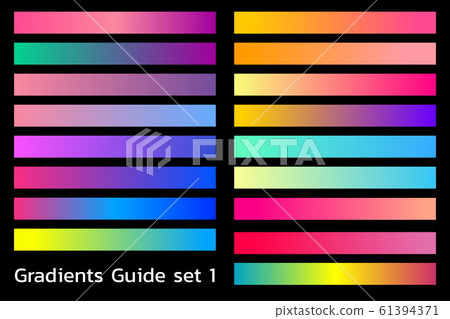 Blue and pink gradient guide set 1 Blue and pink gradient guide set 1 61394371