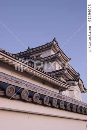 Sekijuku Castle on sunrise 61394698
