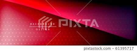 Flowing waves with 3d shadow effects and fluid gradients. Dynamic trendy abstract background. Vector Illustration Flowing waves with 3d shadow effects and fluid gradients. Dynamic trendy abstract background. Vector Illustration 61395717