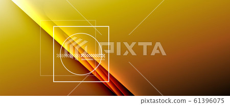 Rainbow fluid gradient background with abstract lines. Colorful geometric background pattern. Vector Illustration For Wallpaper, Banner, Background, Card, Book Illustration, landing page 61396075