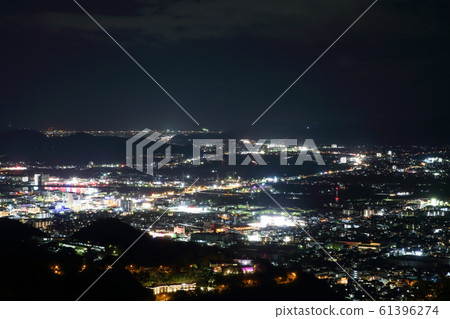 Night view of Tokushima seen from Mt. 61396274