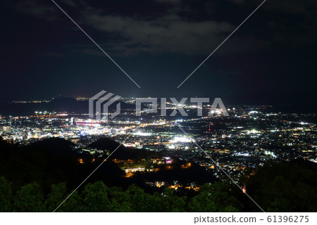 Night view of Tokushima seen from Mt. Night view of Tokushima seen from Mt. 61396275