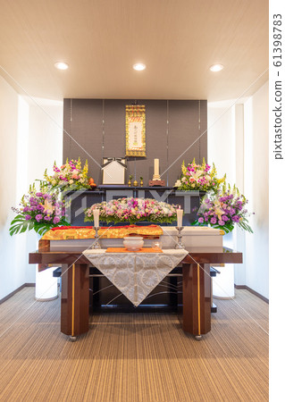 Funeral hall, funeral, funeral, flower, flower arrangement 61398783