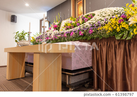 儀館，葬禮，葬禮，花卉，插花 61398797