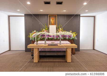 Funeral hall, funeral, funeral, flower, flower arrangement 61398806