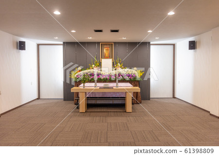 Funeral hall, funeral, funeral, flower, flower arrangement 61398809