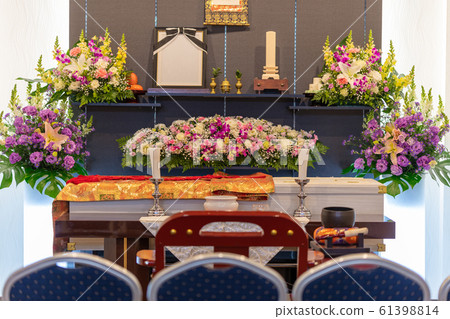 儀館，葬禮，葬禮，花卉，插花 61398814