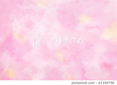 Pink and yellow watercolor background Pink and yellow watercolor background 61399796