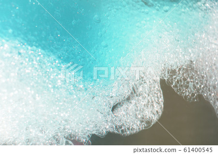 blue water with bubbles and blue drops background blue water with bubbles and blue drops background 61400545