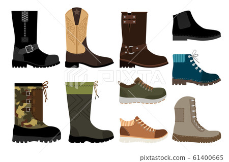 Shoes for men icons set 61400665