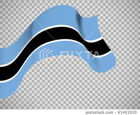 Botswana flag on transparent background Botswana flag on transparent background 61401020
