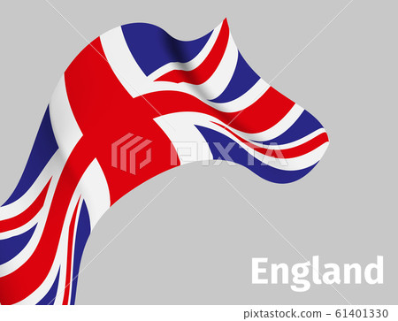 Background with England wavy flag Background with England wavy flag 61401330