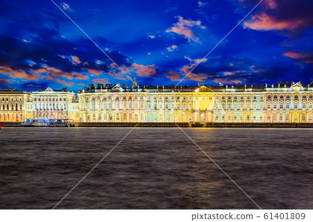 Winter Palace and Hermitage Museum.  Saint 61401809
