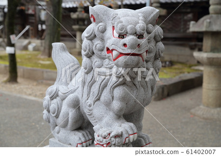 一隻脆的科馬狗獅子(愛知縣名古屋市南野神社) 一隻脆的科馬狗獅子(愛知縣名古屋市南野神社) 61402007