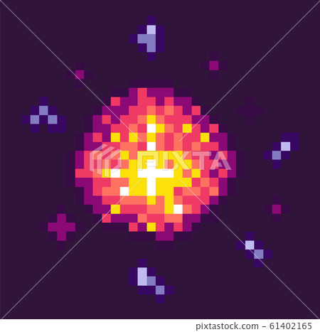 Powerful Explosion for Pixel Game 61402165