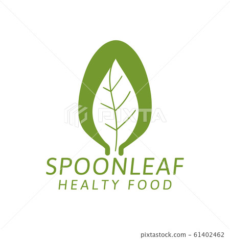 spoon and leaf. organic food. healthy logo Ideas. spoon and leaf. organic food. healthy logo Ideas. 61402462