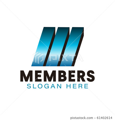 Initial letter M  W Bolt Modern Logo Ideas. 61402614