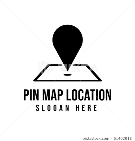 Mappoint Cartoon Image Mappoint Logo Map Point Icon Glass Shiny Blue Round Button Isolated