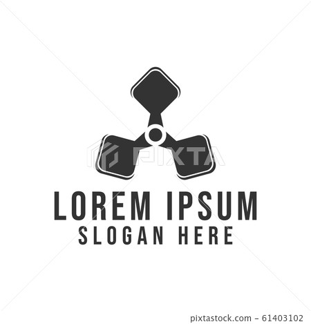 Triangle technology, Propeller logo Ideas. - Stock Illustration ...