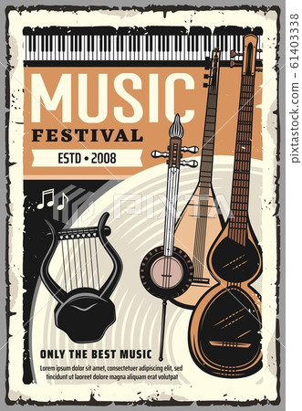 Music festival, live folk music performance Music festival, live folk music performance 61403338
