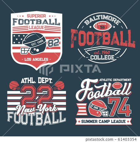 Soccer club, football league retro t-shirt prints 61403354