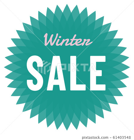 Winter sale mark Winter sale mark 61403548